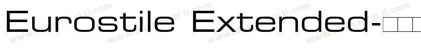 Eurostile Extended字体转换